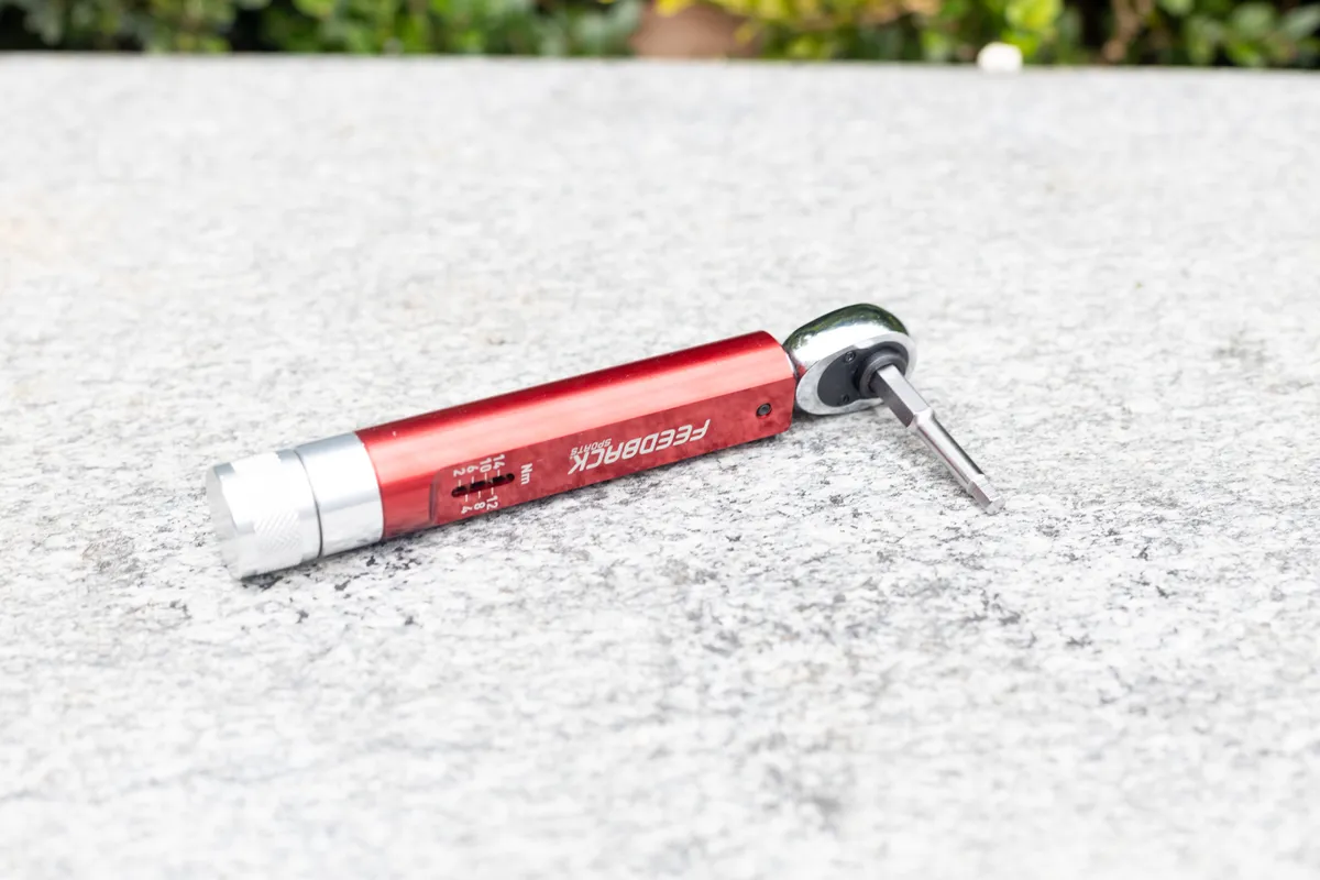 Feedback Range Torque Wrench on a rocky surface
