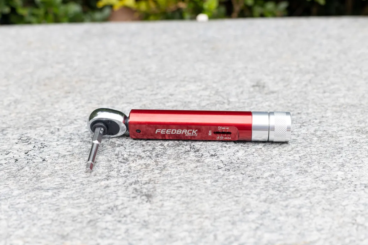 Feedback Range Torque Wrench on a rocky surface