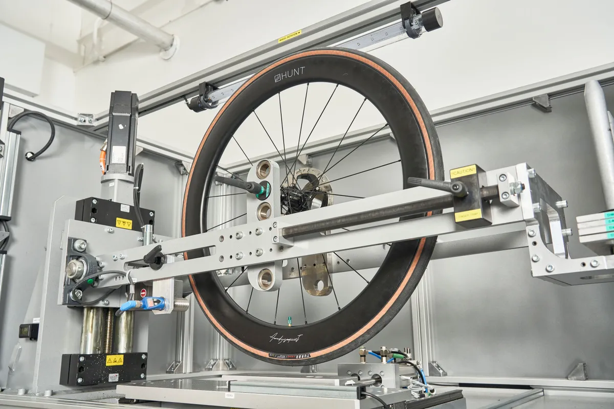 Specialized S-Works Turbo 2BR tyre being tested at Silverstone Sports Engineering Hub