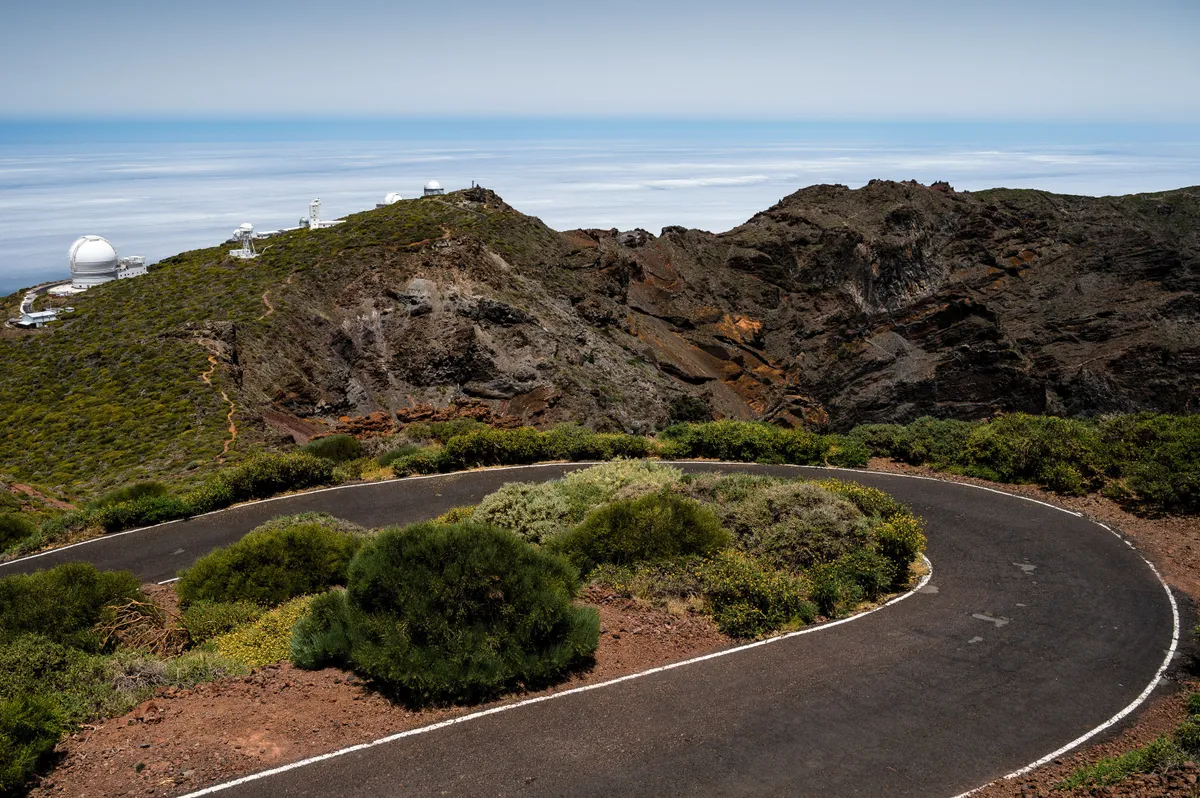 Roque de los Muchachos observatories in La Palma, Canary Islands