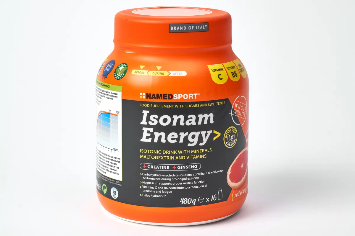 Named Sport Isonam energy drink tub