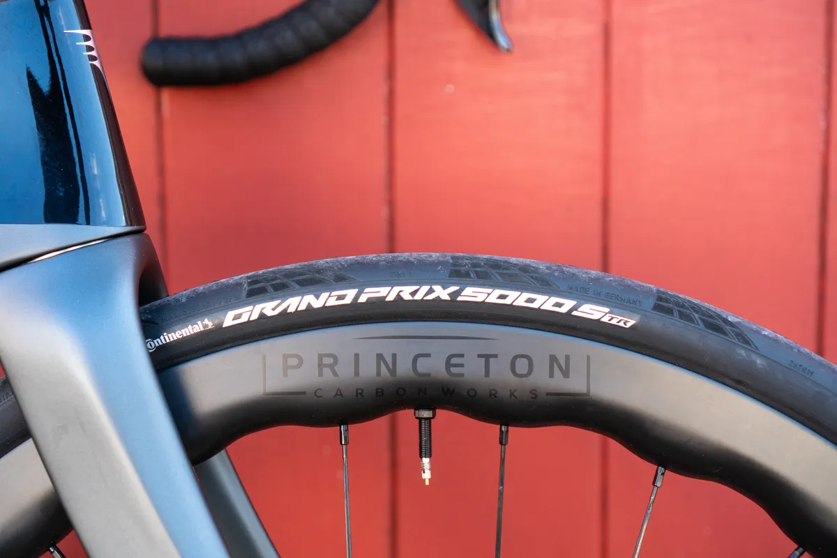 Princeton Carbonworks Grit 5440 front wheel with Continental Grand Prix GP500- S TR tyres