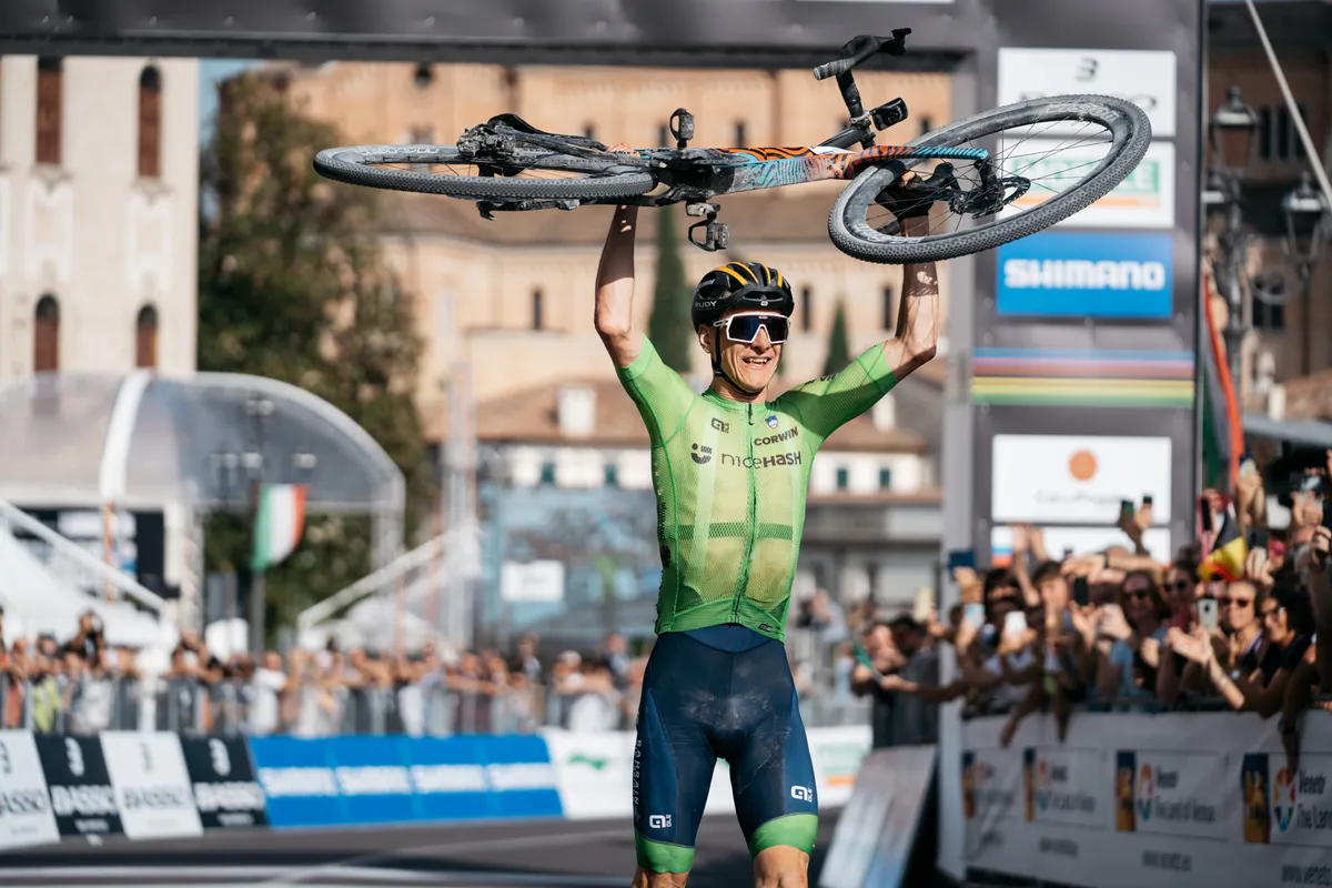 Matej Mohorič rides unreleased Merida Silex to UCI Gravel World Championships victory