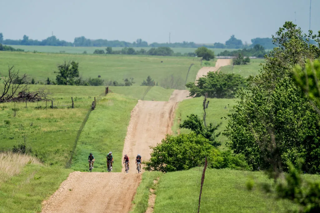 Four cyclists ride Unbound Gravel 2021