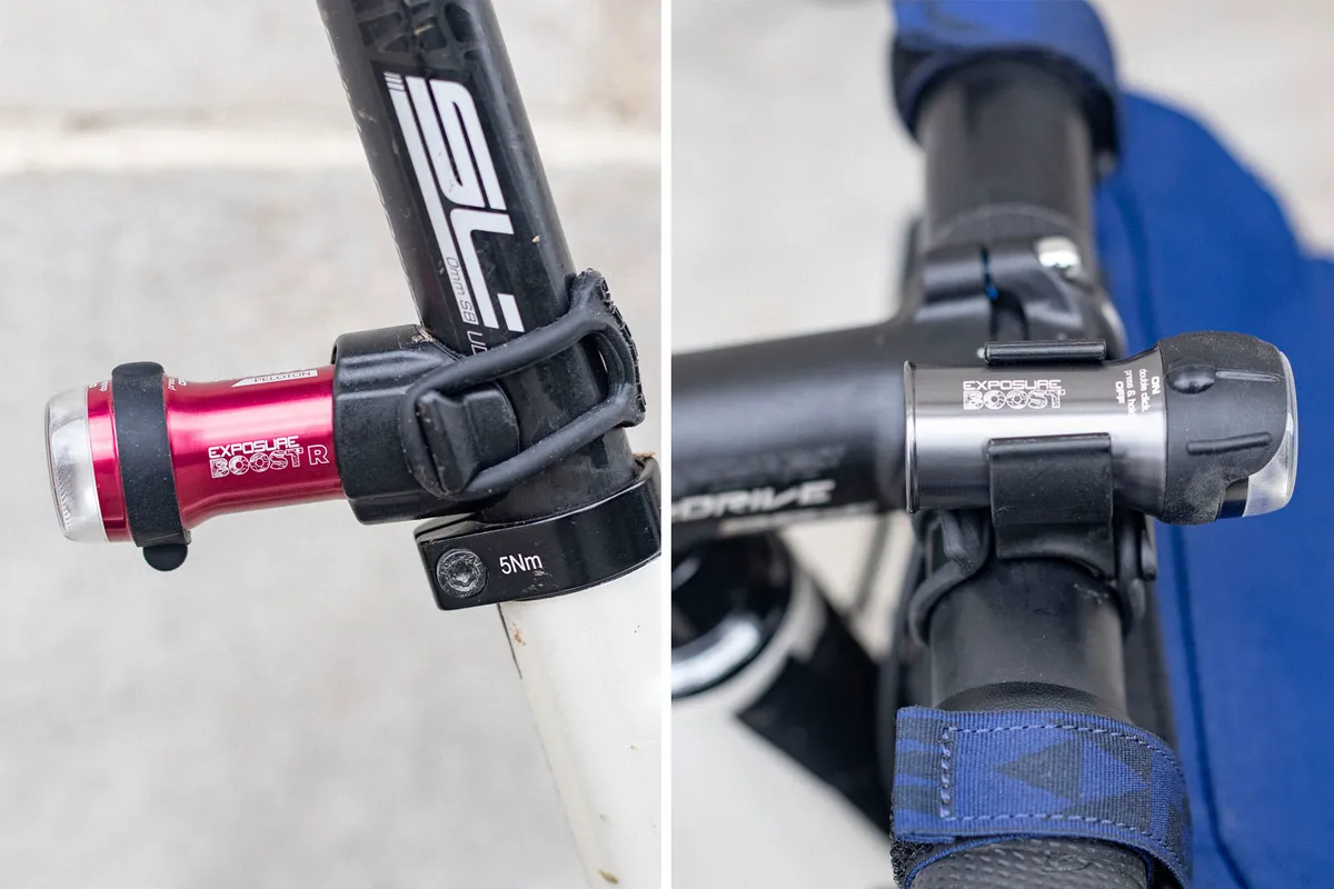 Exposure Boost DayBright / Boost-R ReAKT light set for road bikes
