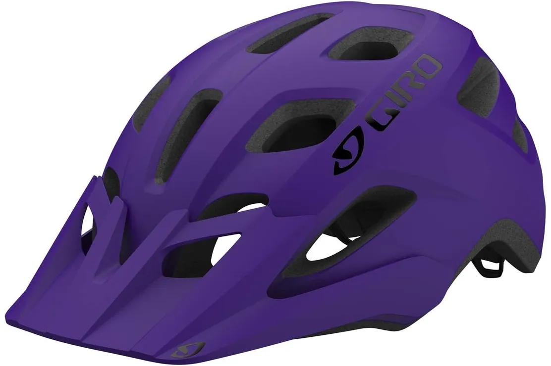 Giro Tremor MIPS bike helmet in purple product image.
