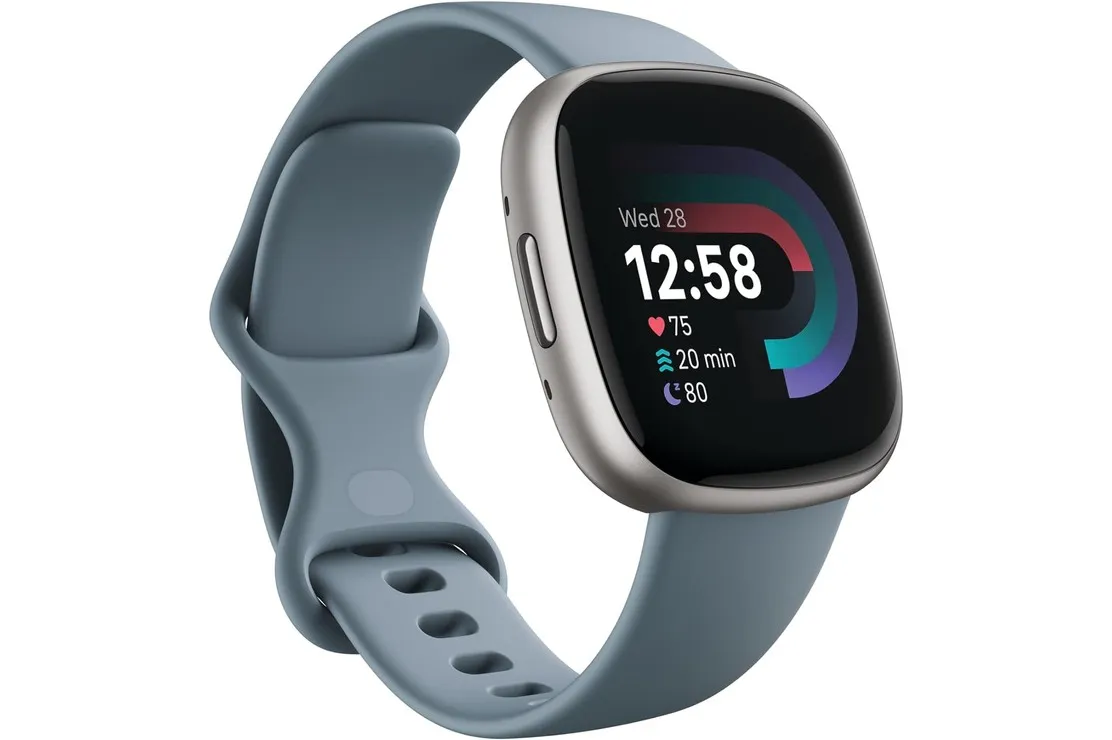 Fitbit Versa 4 fitness tracker product image.