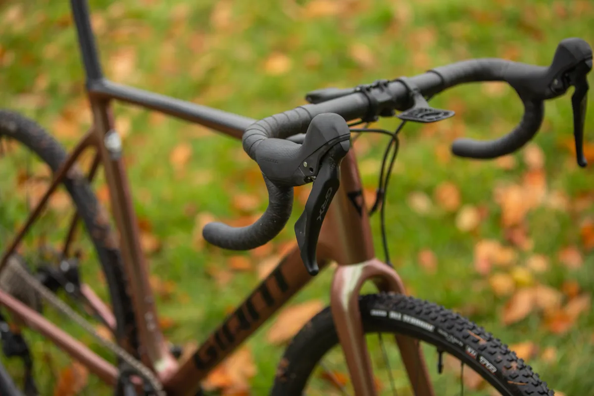 Giant TCX Advanced Pro 2 cyclocross bike handlebars and stem