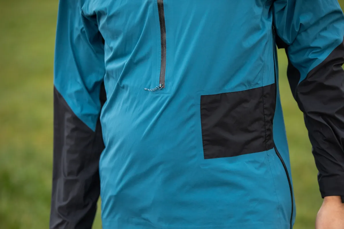 Oscar Huckle wearing Patagonia Dirt Roamer Storm Jacket 