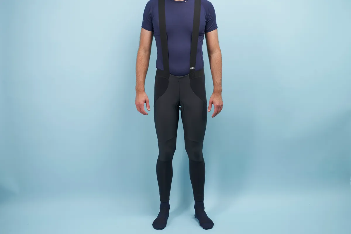 Thermal winter bib tight with pad without chamois for men compare able with  castelli bib tights.