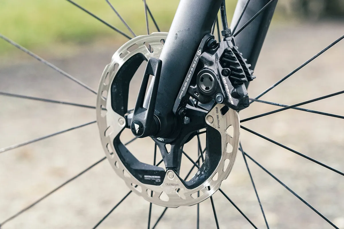 Shimano Dura-Ace disc brakes on Canyon Ultimate CFR 