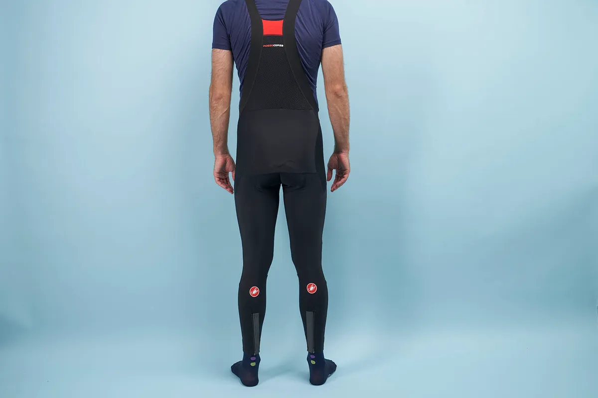 Castelli Sorpasso RoS Wind Bib Tights for road cyclists