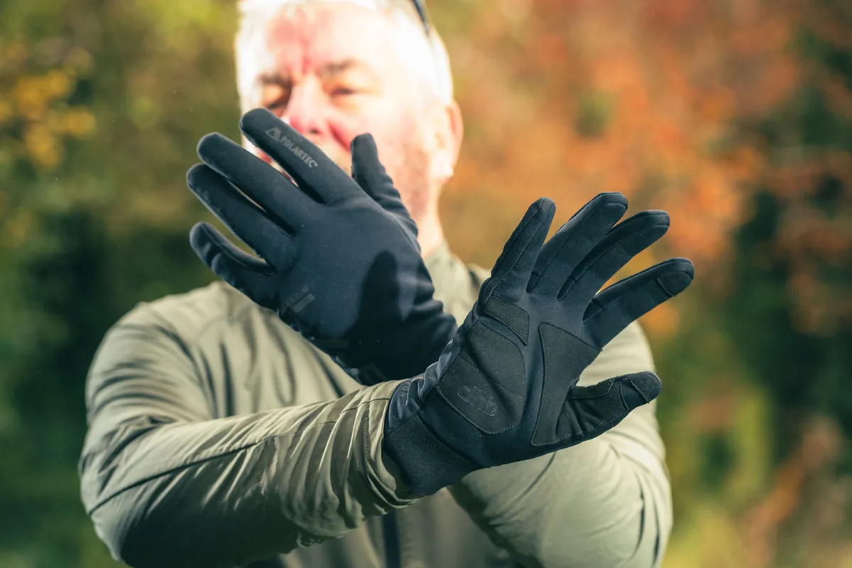 dhb Aeron Lab All Winter Polartec Gloves for road cyclists