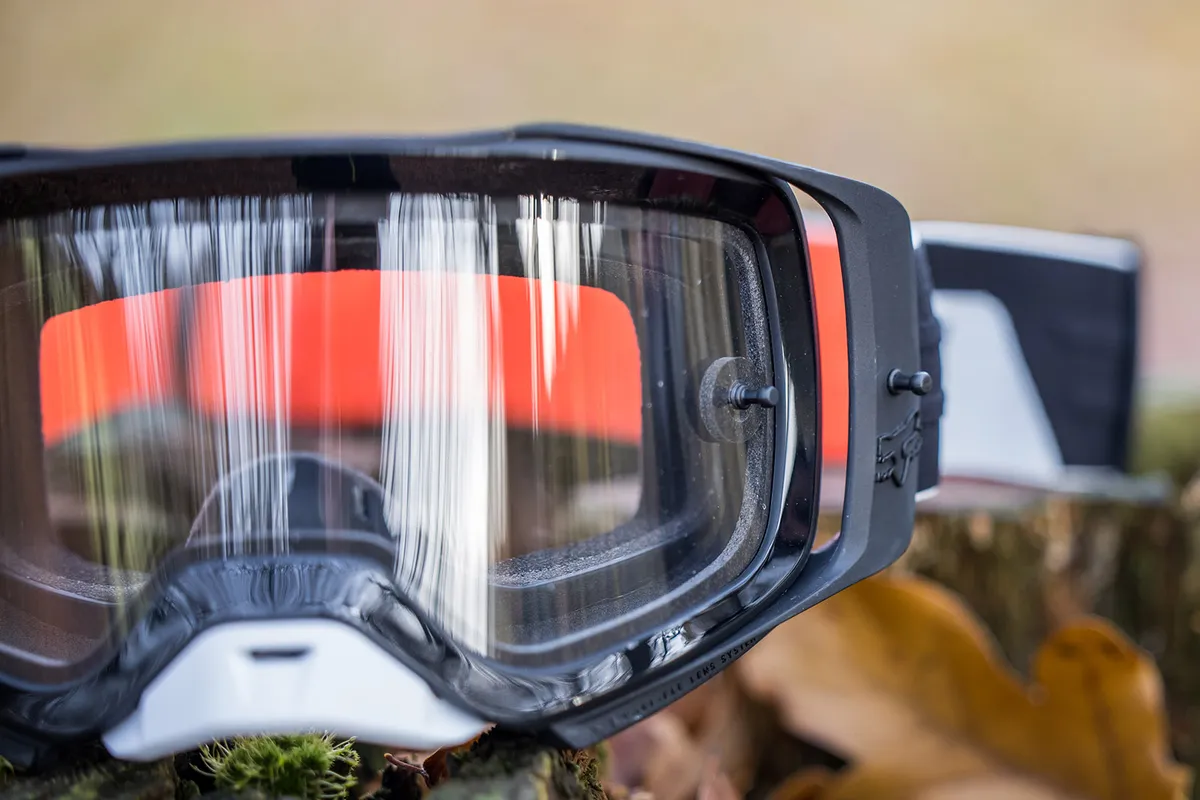Fox Airspace X goggles for mountain bikers