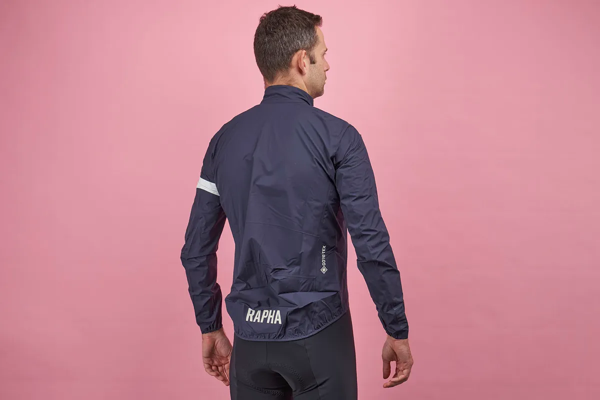 Rapha Men's Pro Team Gore-Tex Rain Jacket for road cyclists