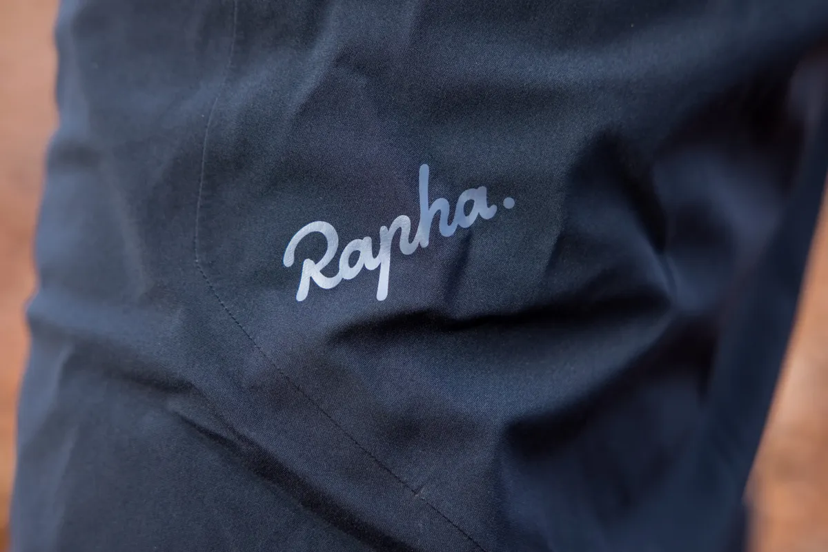 Rapha Trail Gore-Tex waterproof mountain bike trousers.