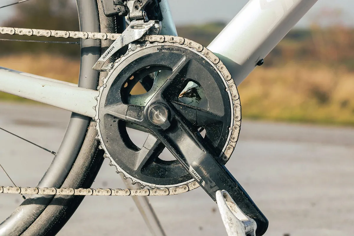 SRAM Rival cranks on Specialized Roubaix.