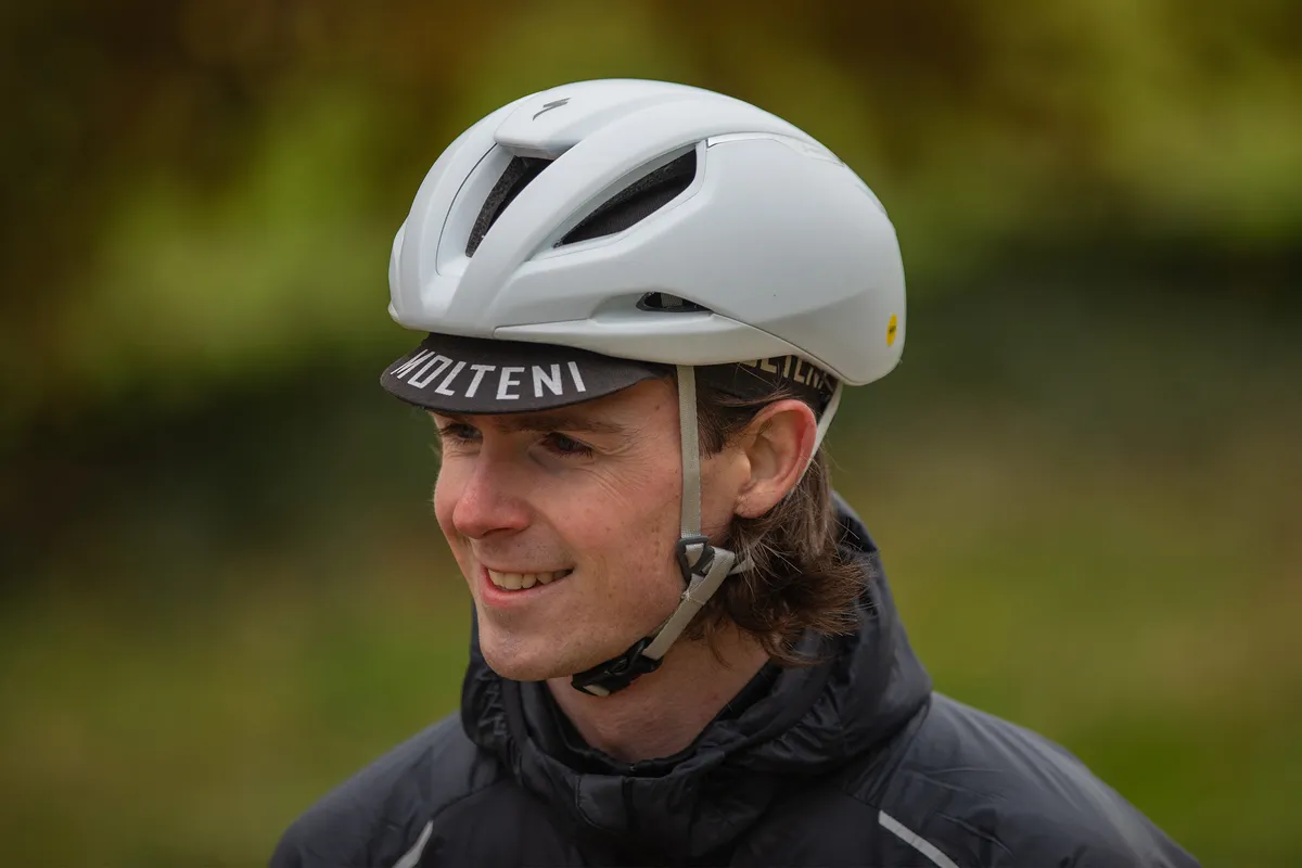 Simon von Bromley wearing the Specialized S-Works Evade 3 helmet