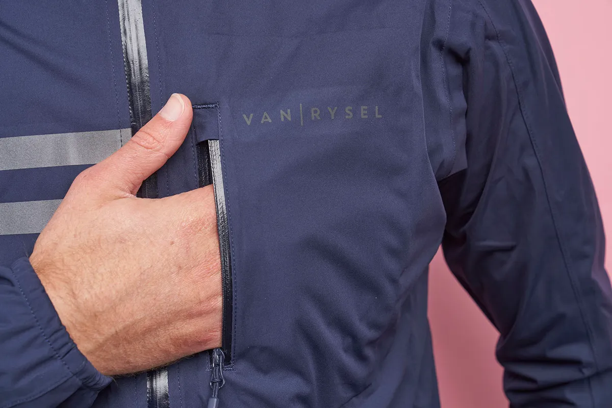 Van Rysel Showerproof Road Cycling Jacket for road cyclists