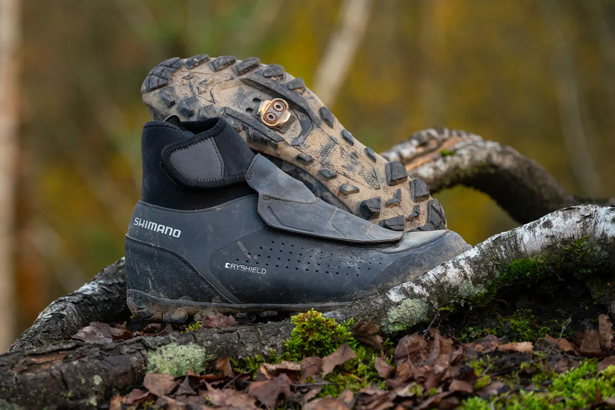 Shimano MW5(01) clipless mountain bike shoes