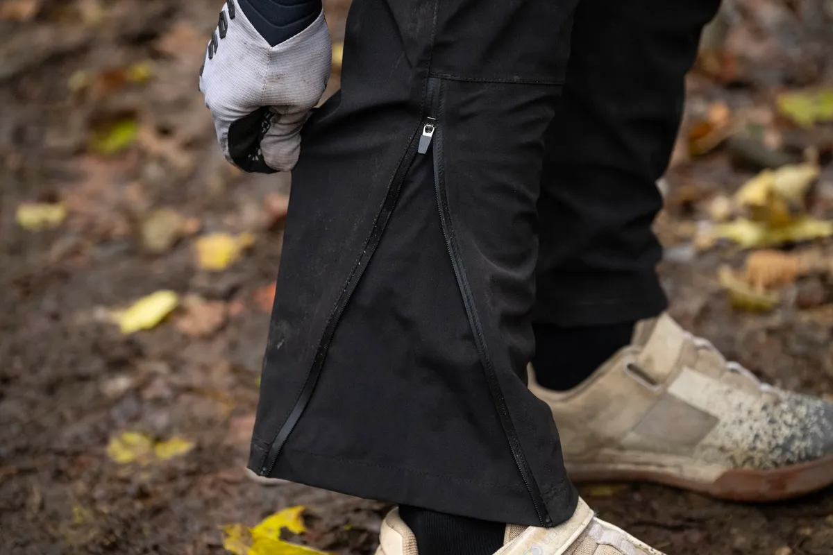 Nukeproof Blackline Dirt Suit zipper pant cuffs