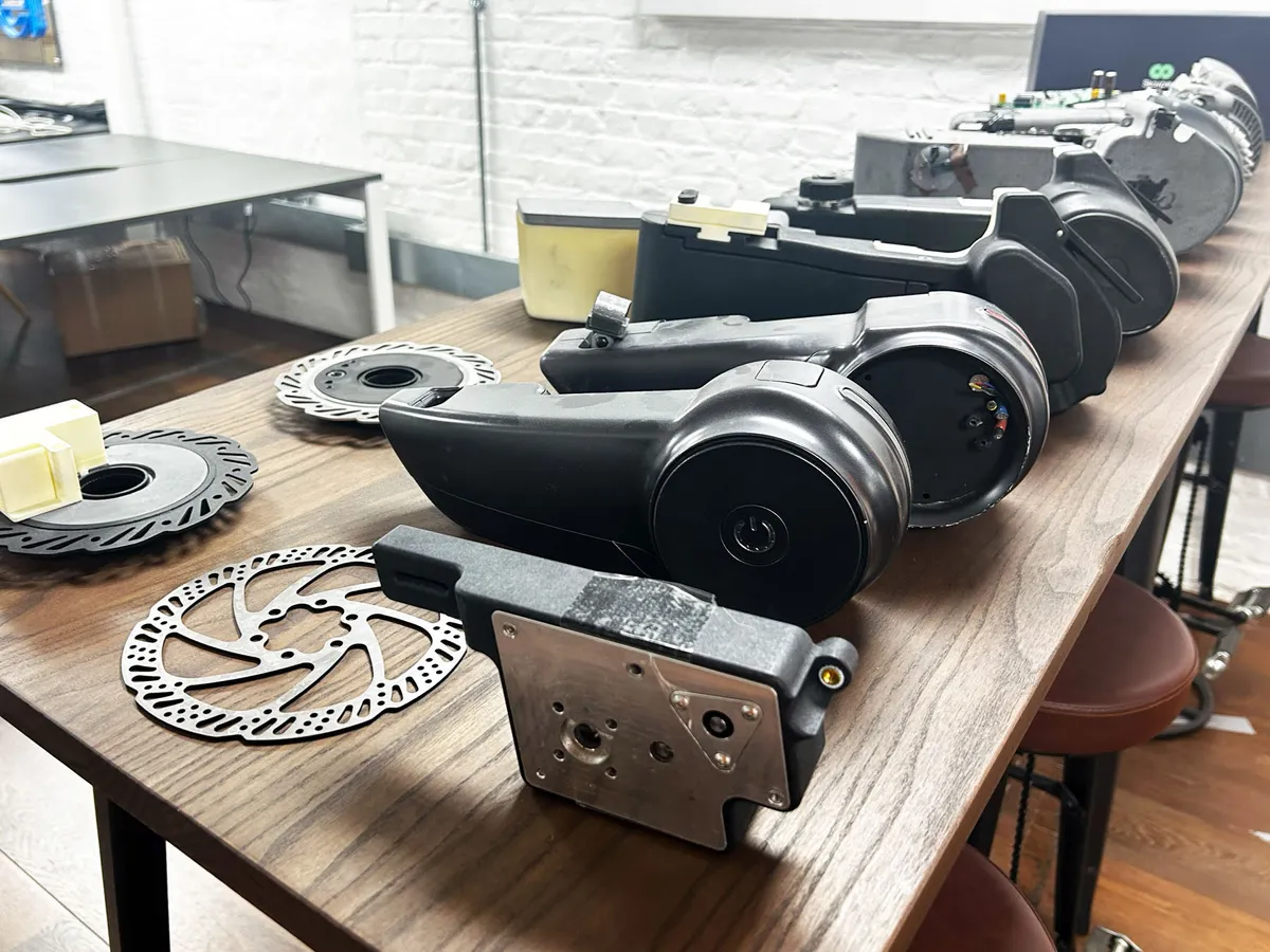 Skarper ebike conversion kit prototypes