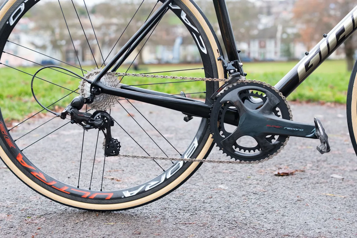 Joe Norledge's Giant TCR rim brake bike – the last pro-level rim brake road bike