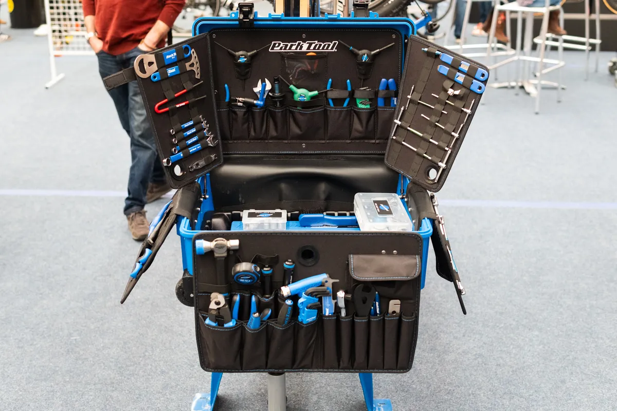 New Park Tool portable roller case workshop kit