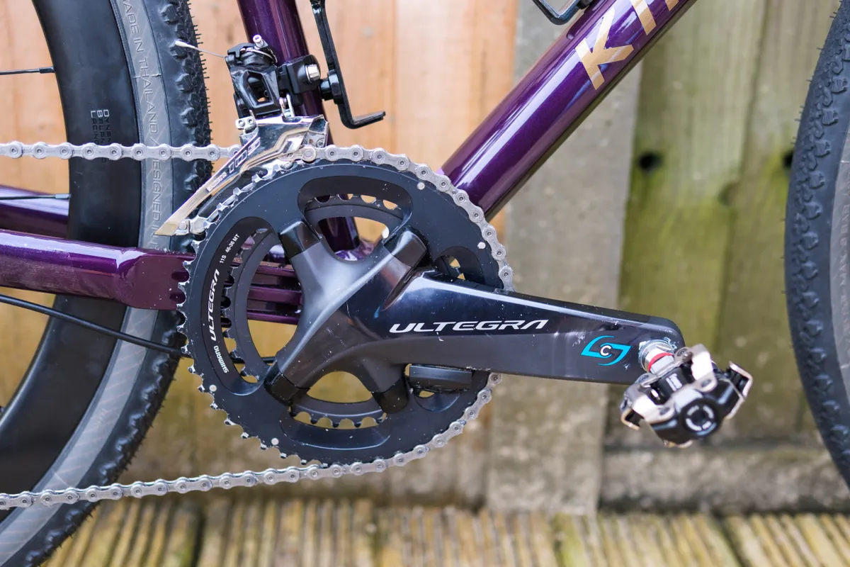 Stages Ultegra R8000 LR crankset with Favero Assioma Pro MX power meter pedal
