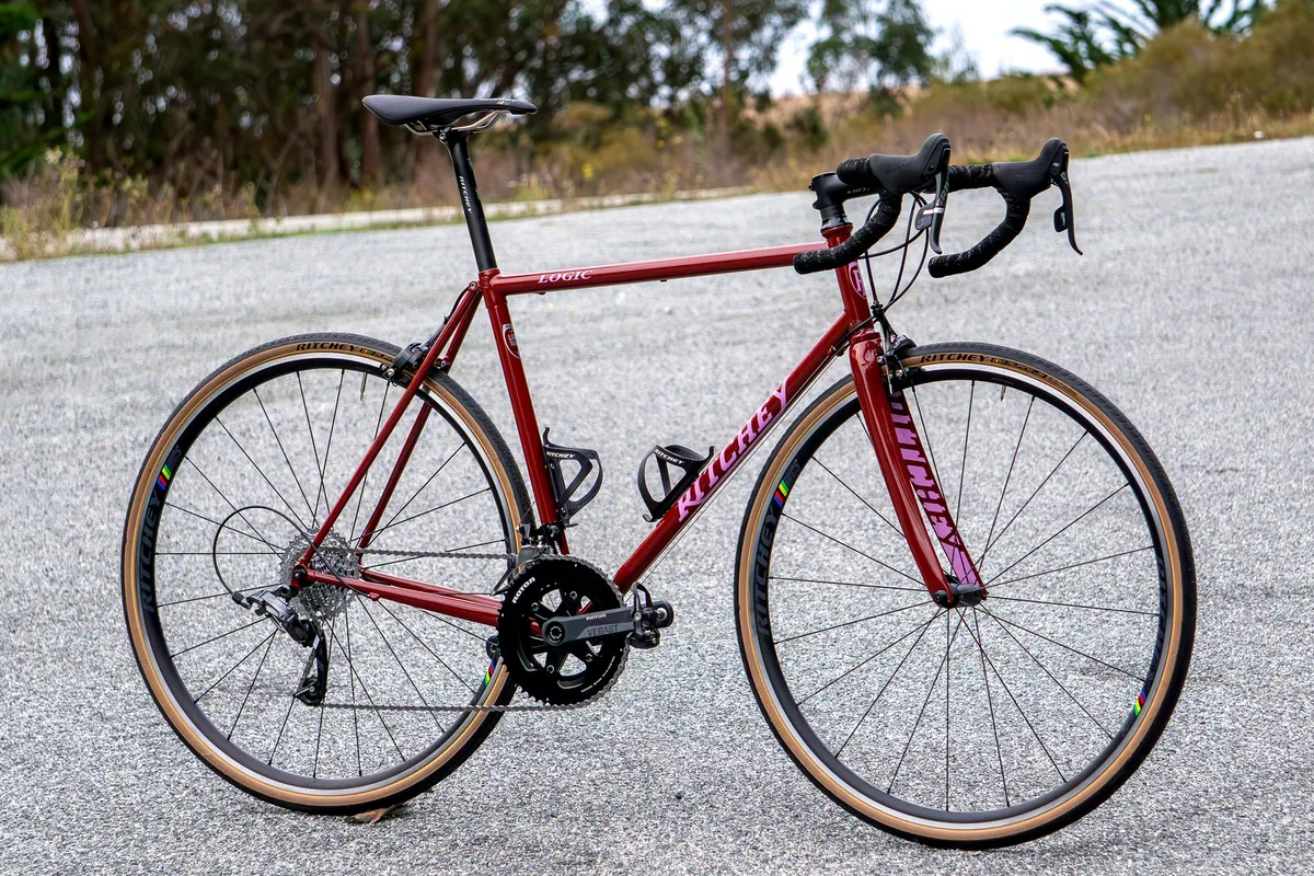 Ritchey Road Logic frameset in red and mauve