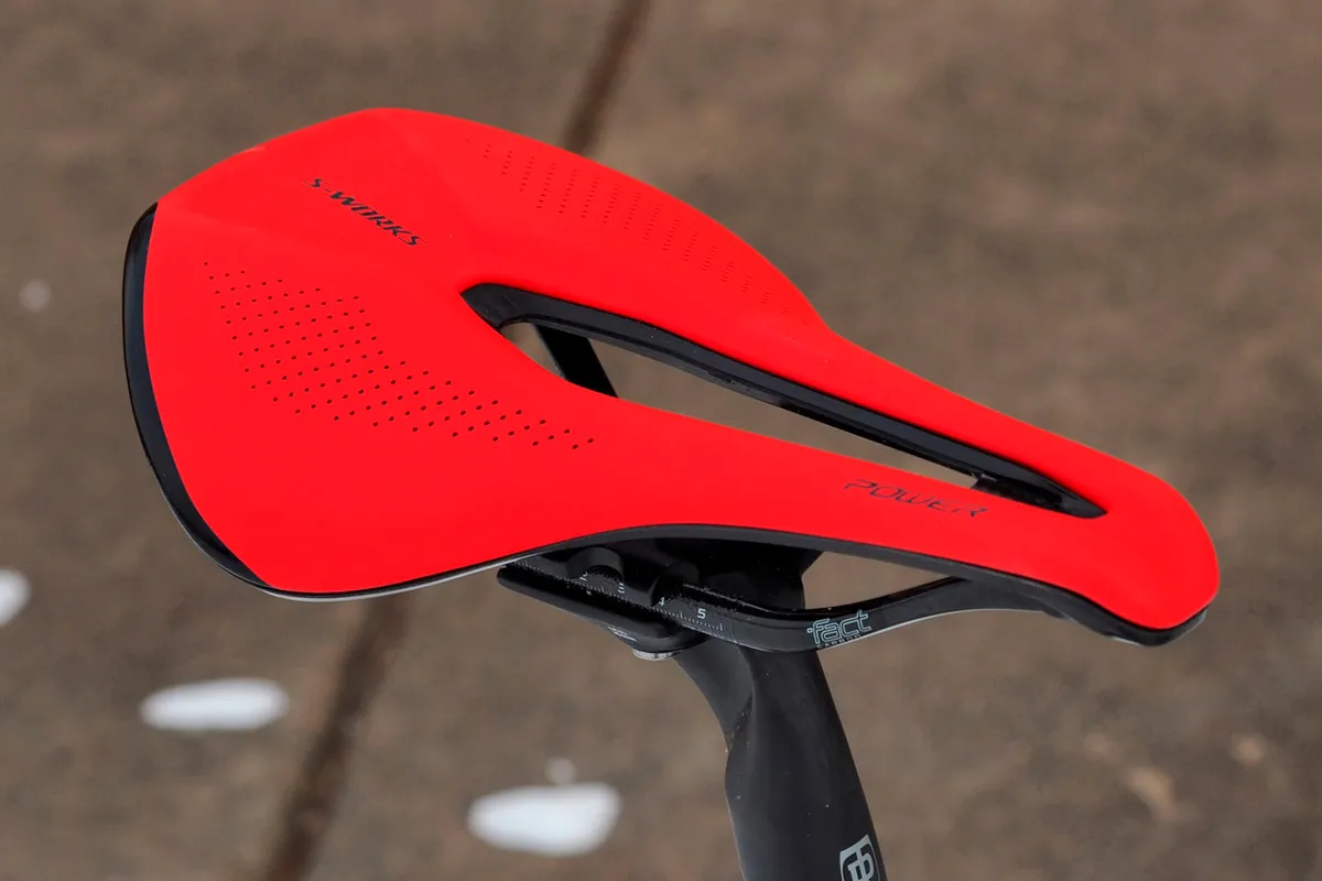Red Specialized S-works saddle 2015.