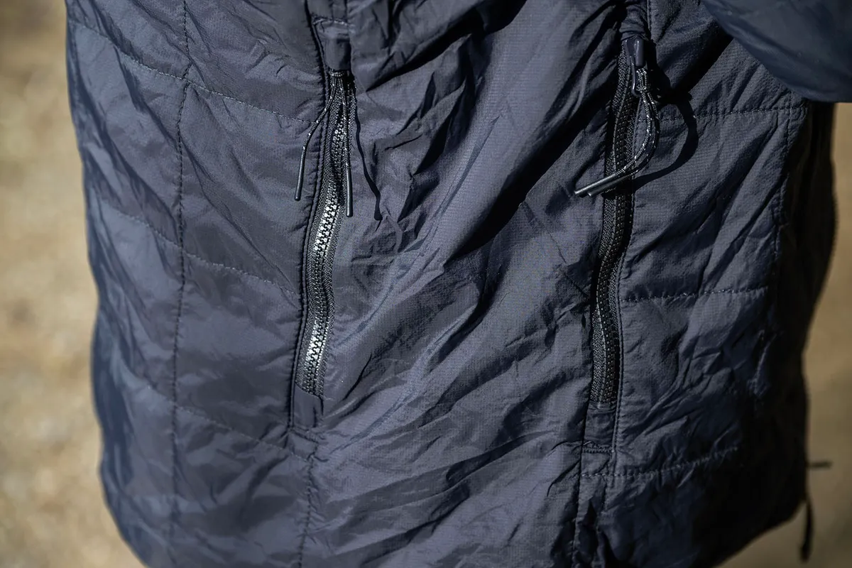 Troy Lee Designs Crestline jacket has a full width back pocket accessible via zipped pockets at either side