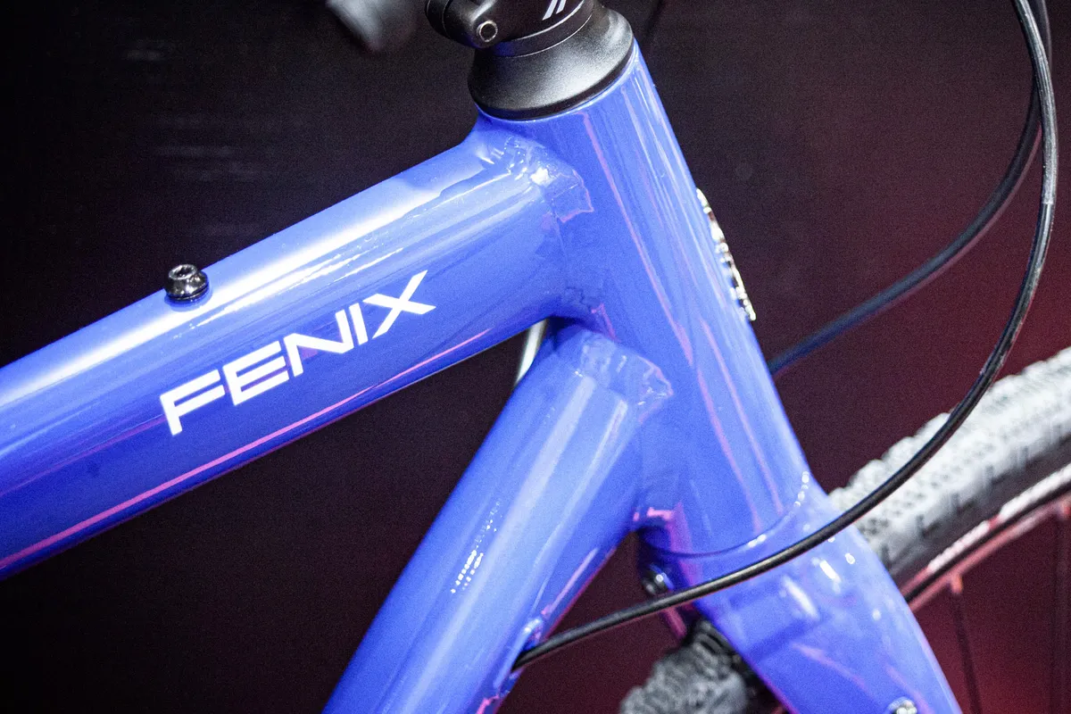 2024 Taipei Cycle Show – head tube on the Intense Fenix Expert gravel bike