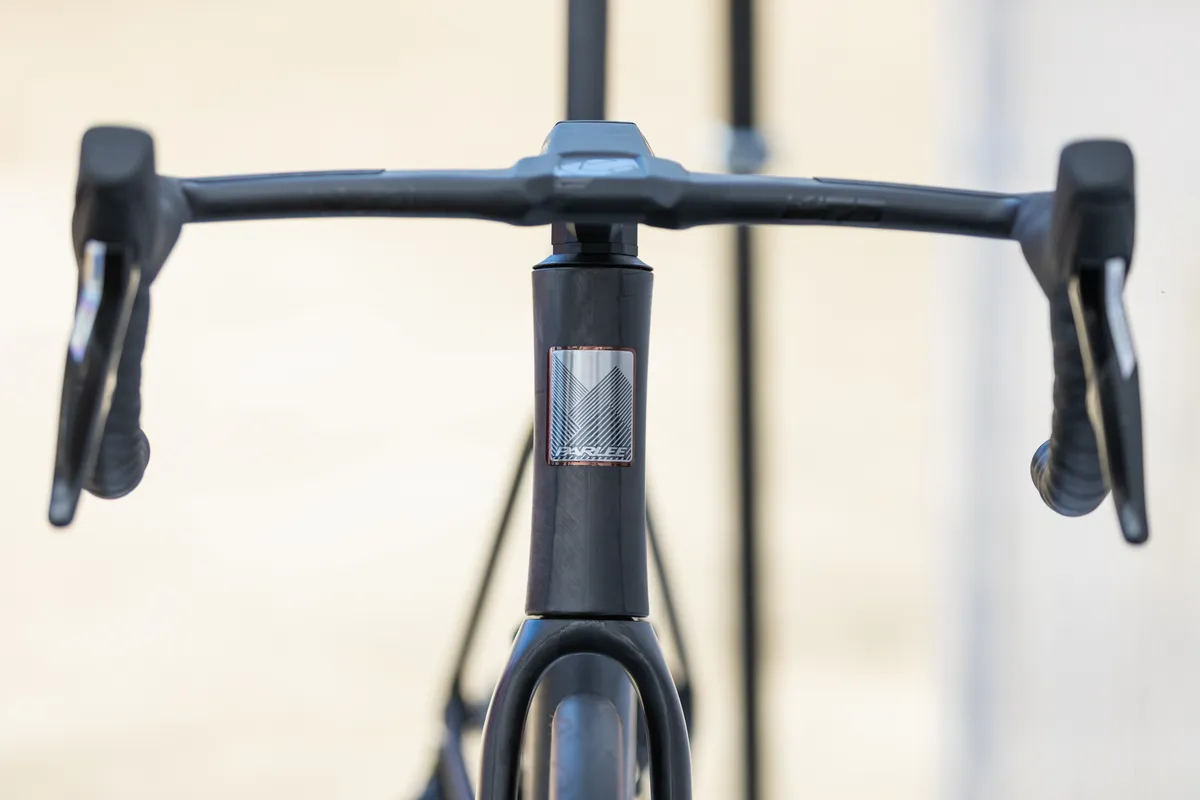 Handlebar on the Parlee Ouray all-road bike at the 2024 Sea Otter Classic
