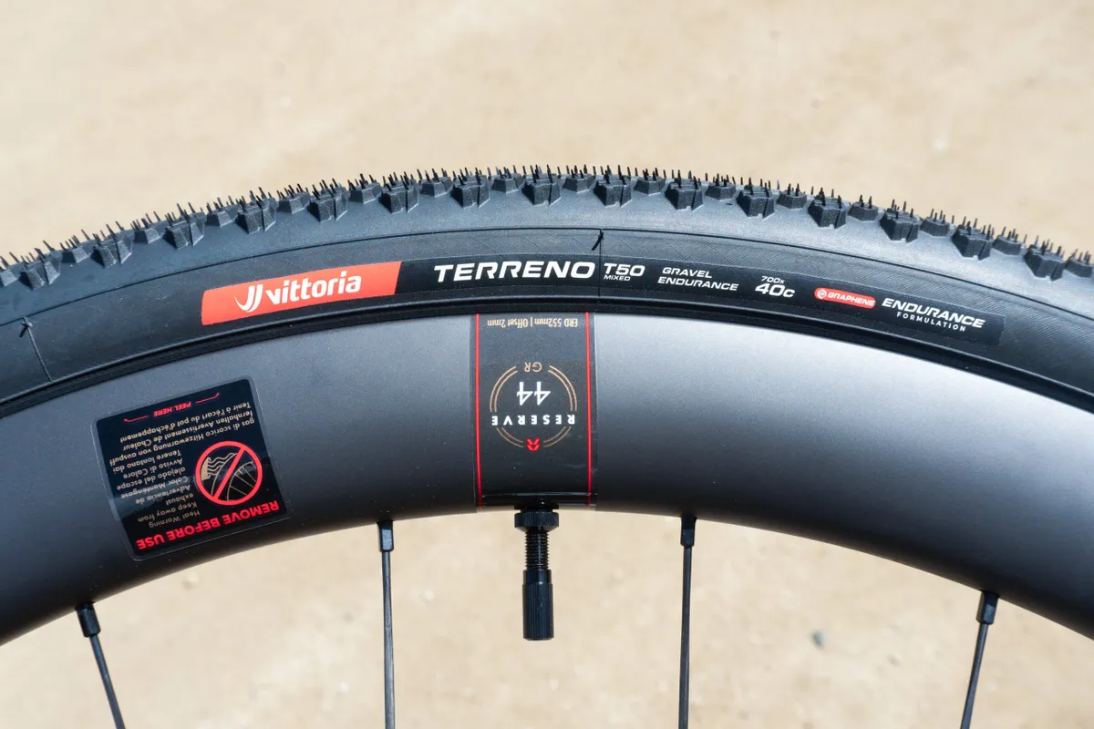 Vittoria Terreno T50 Mixed gravel tyre at the 2024 Sea Otter Classic