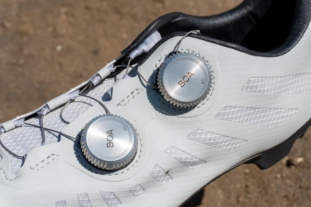 BOA dials on the Giro Gritter XC/gravel shoe