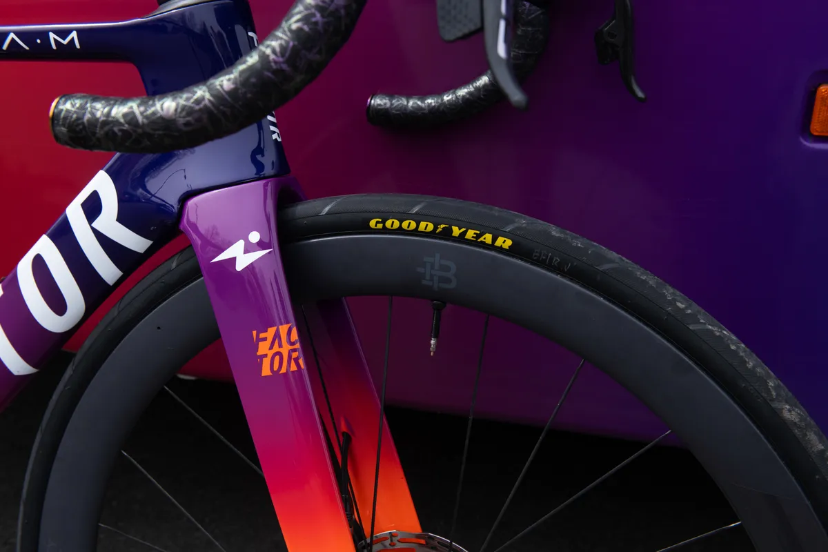 Goodyear tyres on Human Powered Health bike