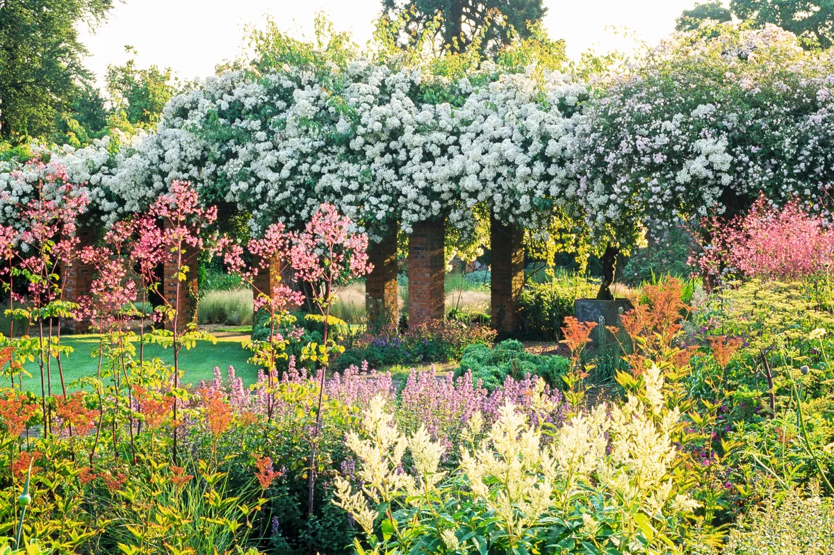 Waltham Place is an English ornamental landscape garden with splendid specimen trees