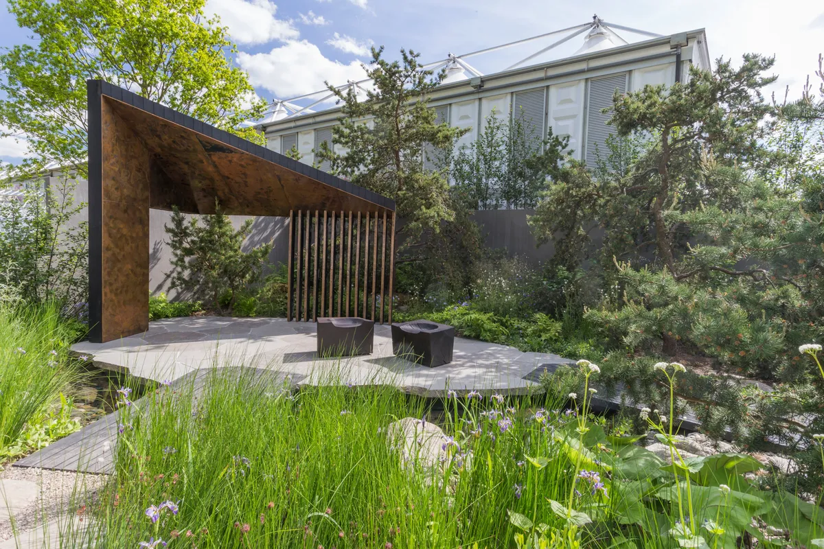 Charlotte Harris' garden at RHS Chelsea Flower Show 2017 for the Royal Bank of Canada.