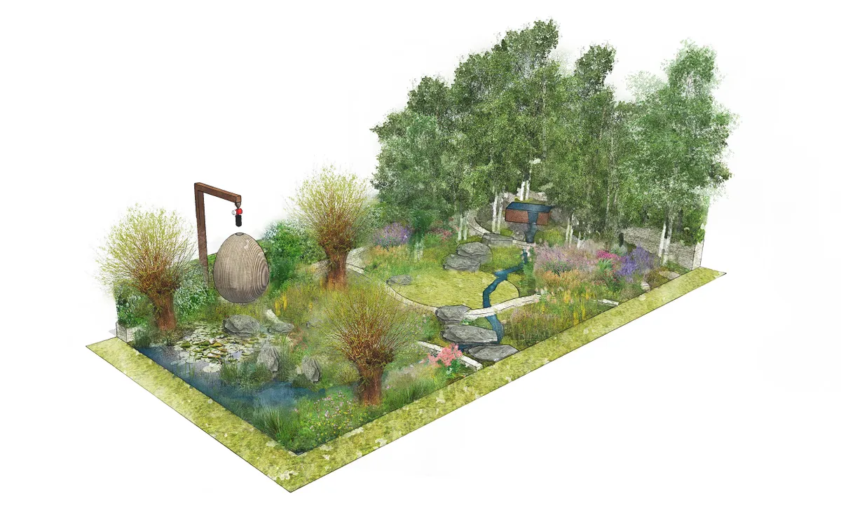The Yeo Valley Organic Garden, designed by Tom Massey