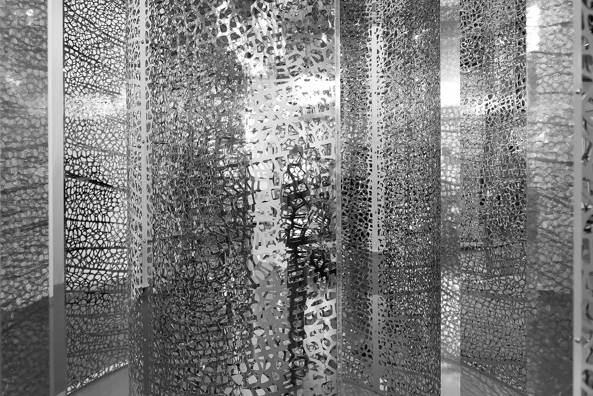 Mirror Pavilion III, 2020, Stainless Steel by Jan Hendrix