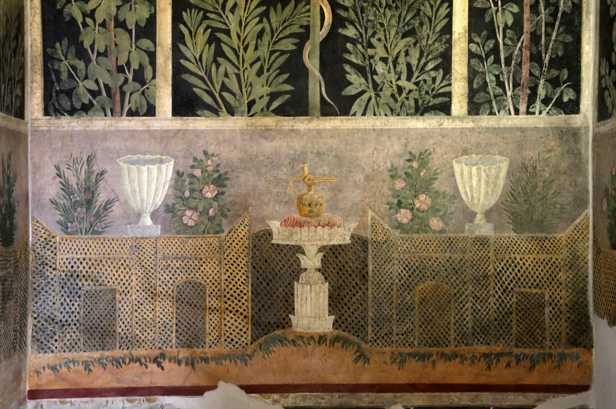 Frescoes in the Orchard House