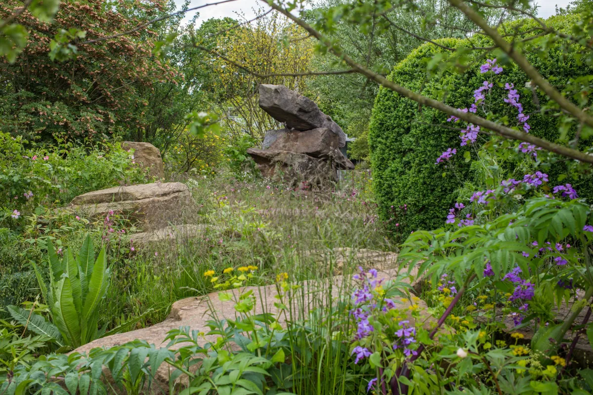 2015: The Laurent-Perrier Chatsworth Garden, at RHS Chelsea Flower Show. Designed by Dan Pearson.