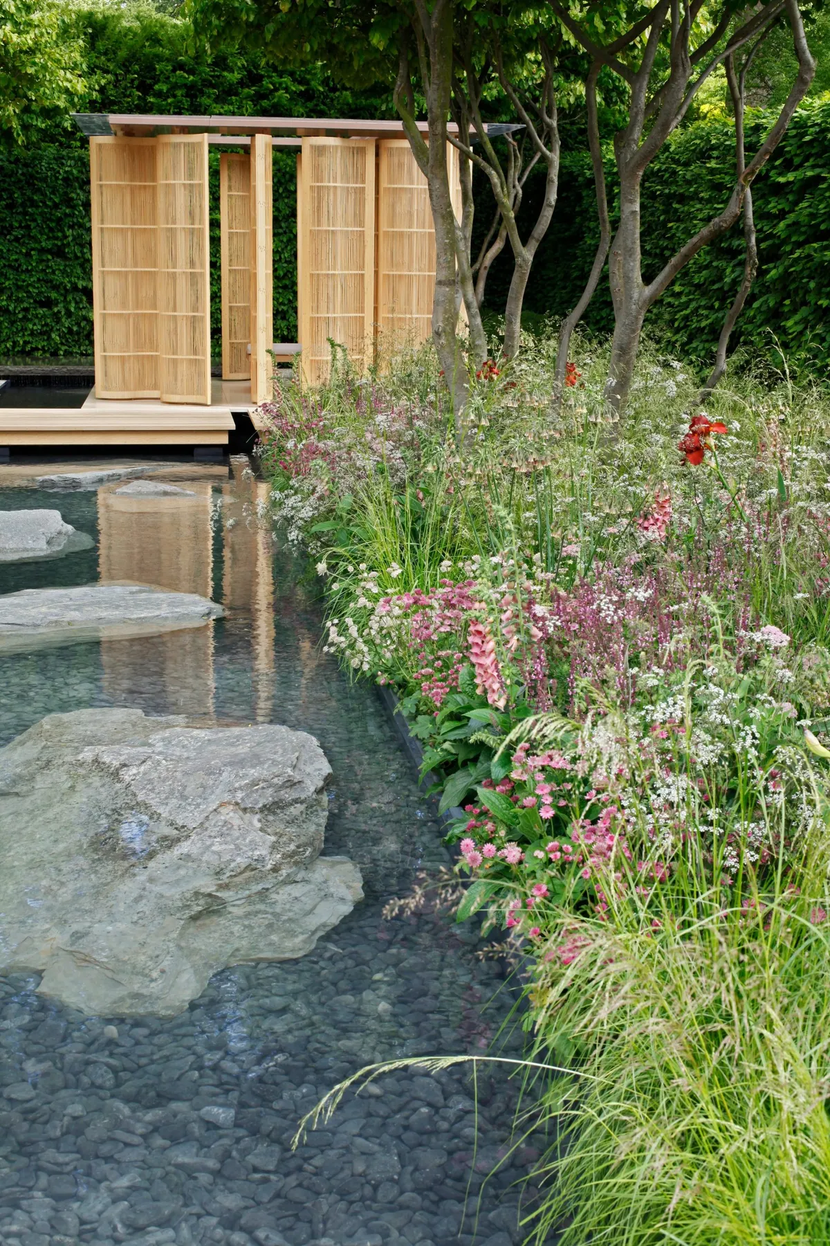2011: Laurent-Perrier Garden - Nature & Human Intervention at RHS Chelsea Flower Show by Luciano Giubbilei
