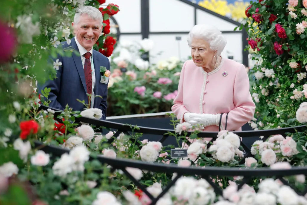 Royalty At Chelsea Flower Show Through