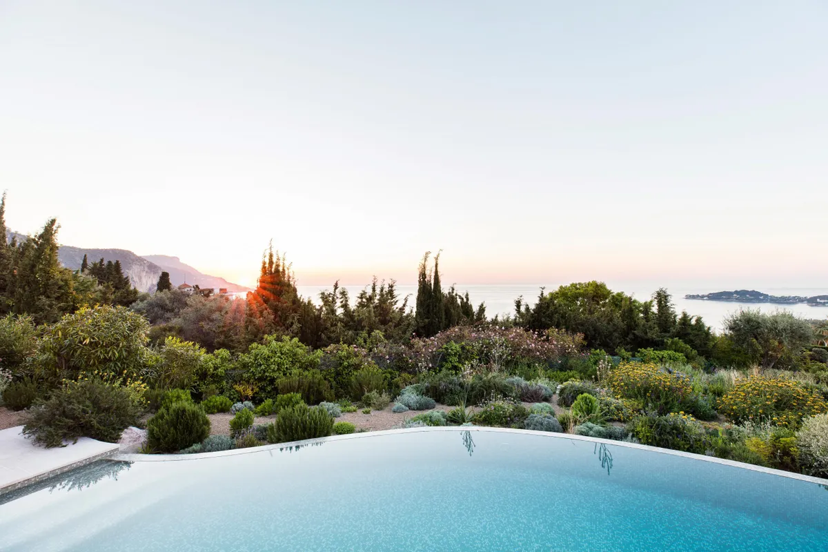 James Basson's garden on the French Riviera