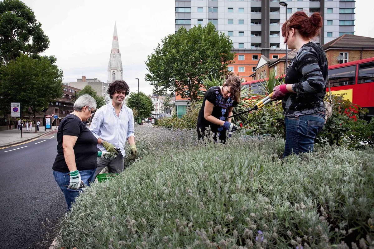 The UK’s champion of guerilla gardening, Richard Reynolds, began greening the streets around his London home in 2004, and is the author of On Guerrilla Gardening: A Handbook for Gardening without Boundaries