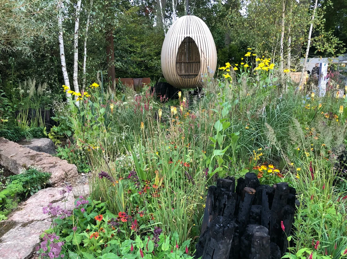 Yes, the planting is different… But the results – here's the Yeo Valley Organic Garden at Chelsea – are no less dramatic.