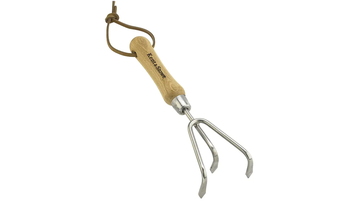 Kent & Stowe 3-prong hand cultivator