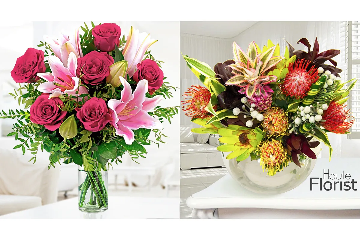 Prestige Flowers Subscription bouquets in vases